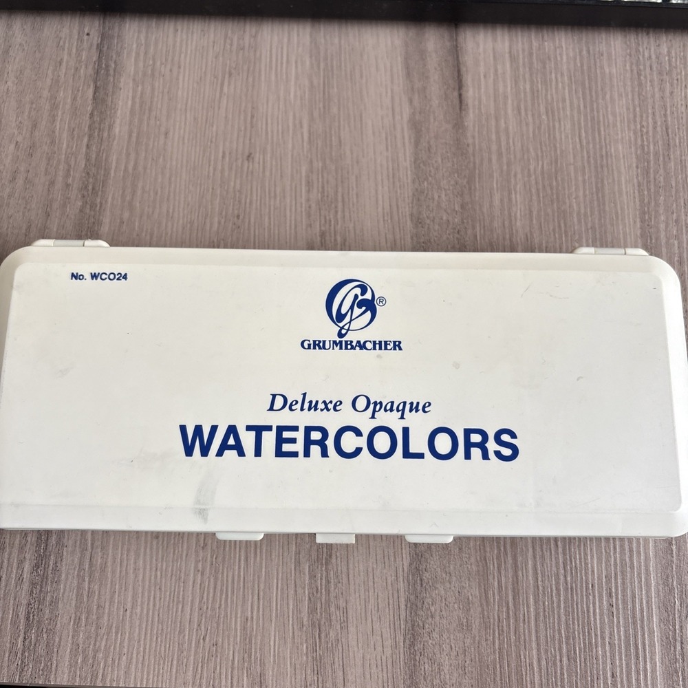 Vintage Grumbacher Deluxe Opaque Watercolors No Box WCO24